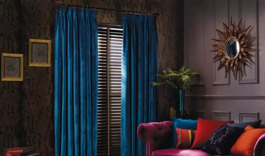 Try Velvet Curtains To Add Depth