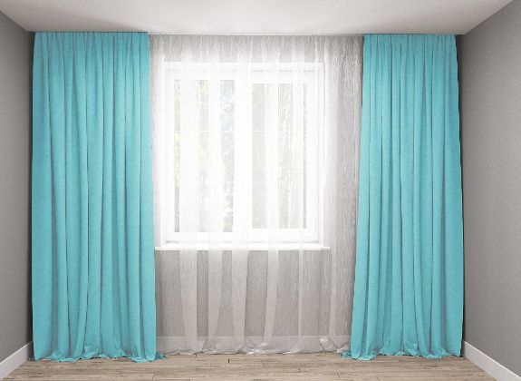 Curtain ideas for 3 windows side by side