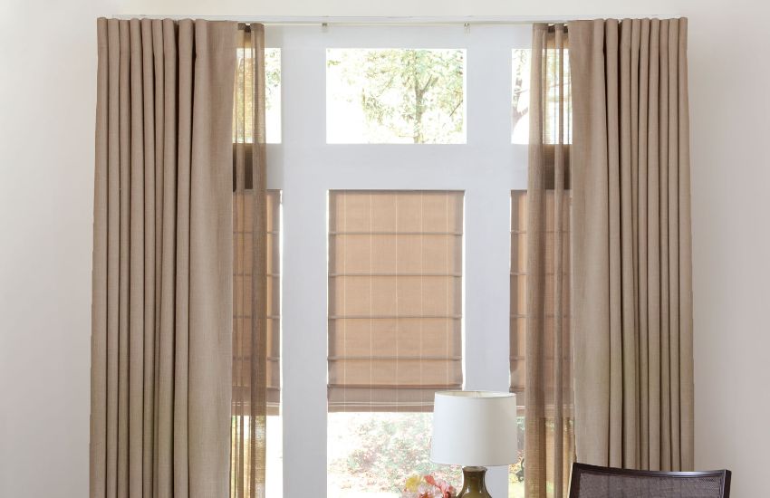 Linen Blackout Window Coverings Natural Look