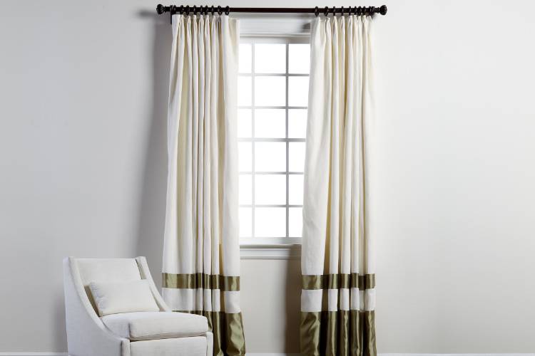 Customized Double Pinch Pleat Curtains