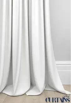 Ascot Snow White Window Curtains