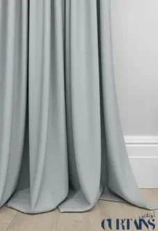 Kyoto Faux Silk Silver Window Covering