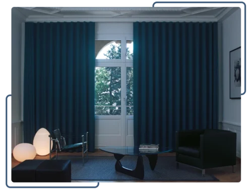 Light Blocking Blackout Curtains Dubai