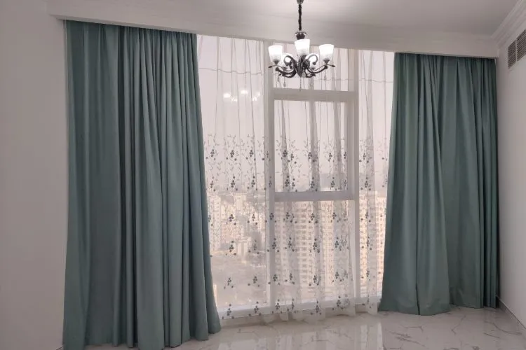 Ceiling Mounted Curtain Motorized