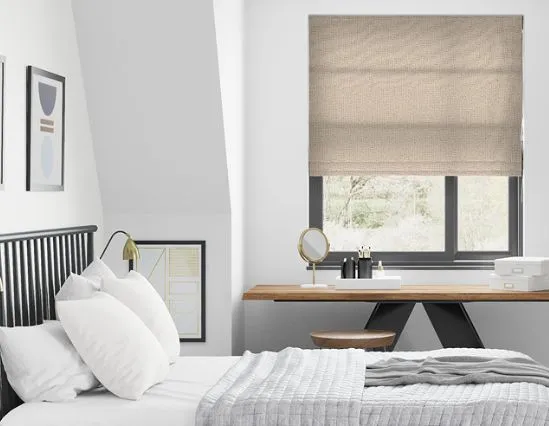 Custom Made Roman Blinds For Bedroom