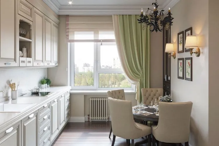 Decent Kitchen Space Curtains