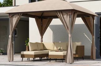 Patios Gazebos Motorized Curtains
