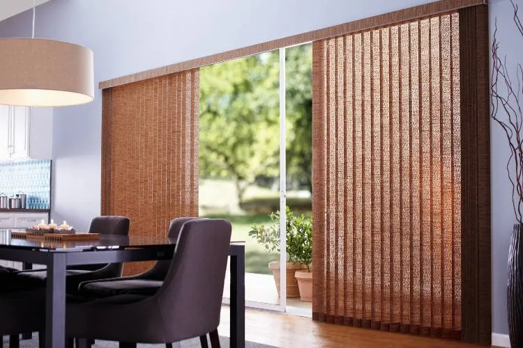 Privacy Door Blind in a Modern Living Room