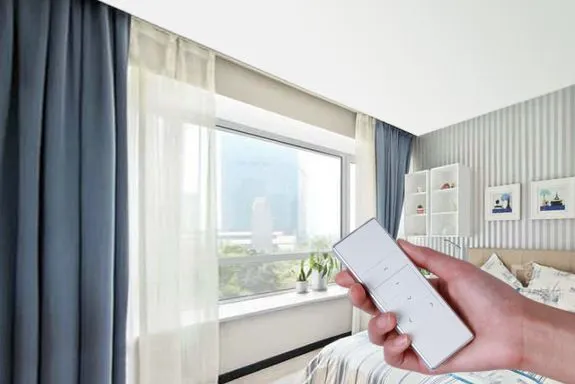 Remote Control Motorized Curtains Dubai