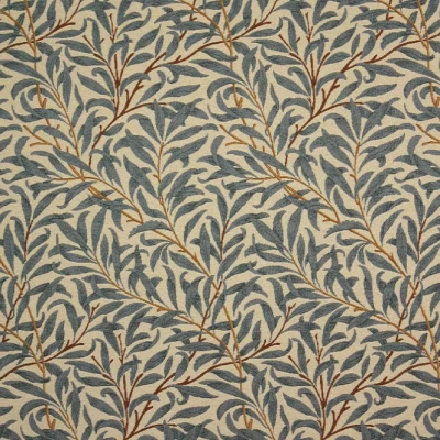 Willow Leaf Pattern Eyelet Drapes