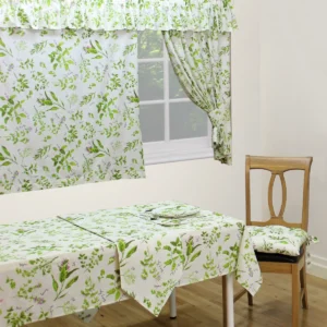 Botanical Herbs Design Curtains (2 Panels)