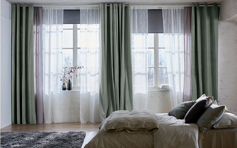 Hang Grommet Curtains With Sheers