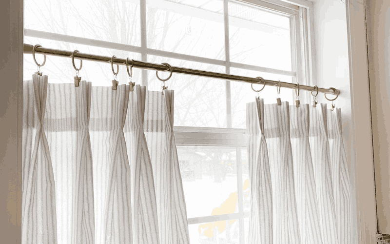 Hang The Grommet Curtains 