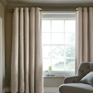 Natural Heavyweight Chenille Eyelet