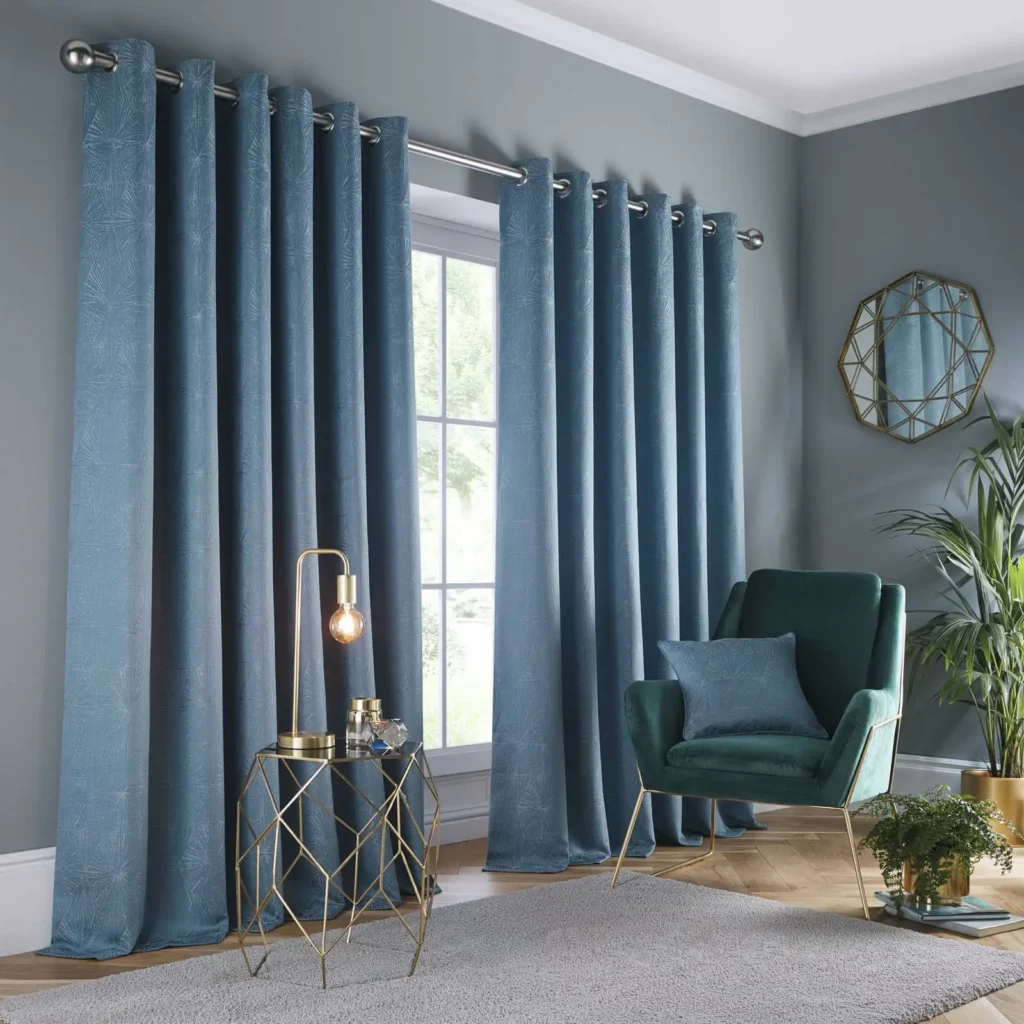 Amari Twilight Ready Made Curtains