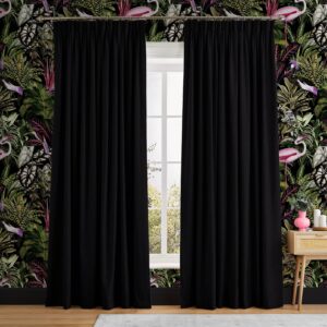 Dapple Black Curtains