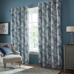 Millhayes Smoke Blue Ready Made Curtains