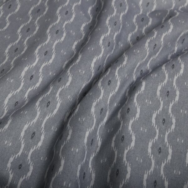 Rustic Ikat Denim Curtains
