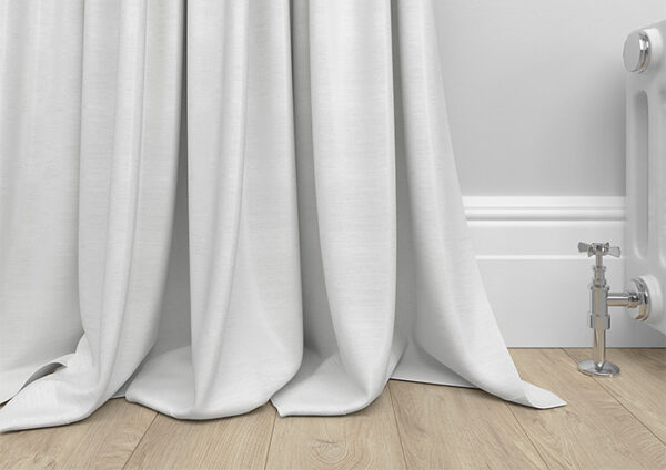 Shima Faux Silk, White