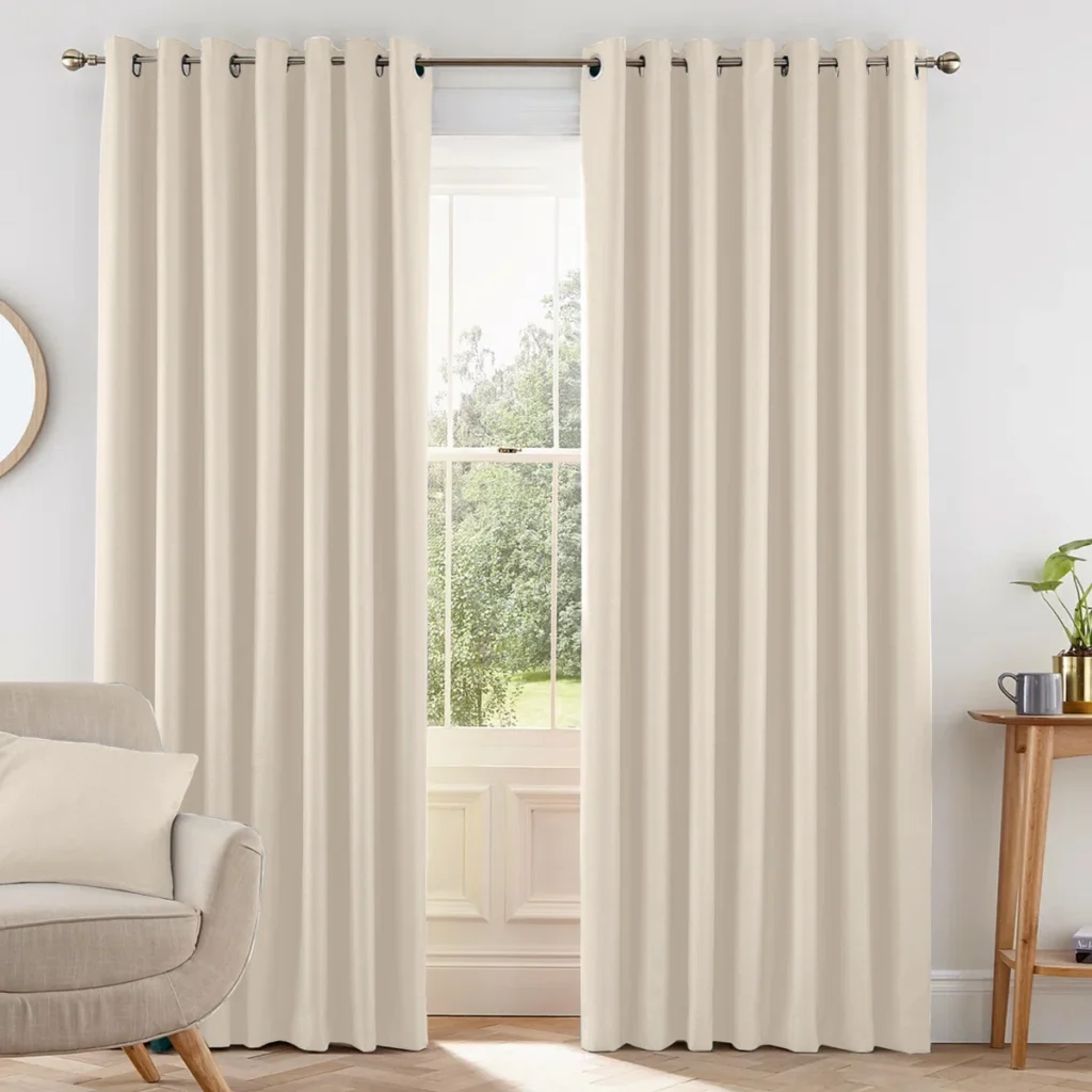 100% Room Darkening Eyelet Thermal Curtain