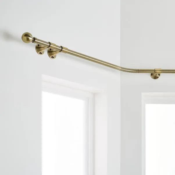 Ashton Metal Eyelet Bay Curtain Rods