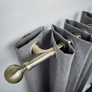 Ashton Room Darkening Extendable Metal Eyelet Curtain Rods