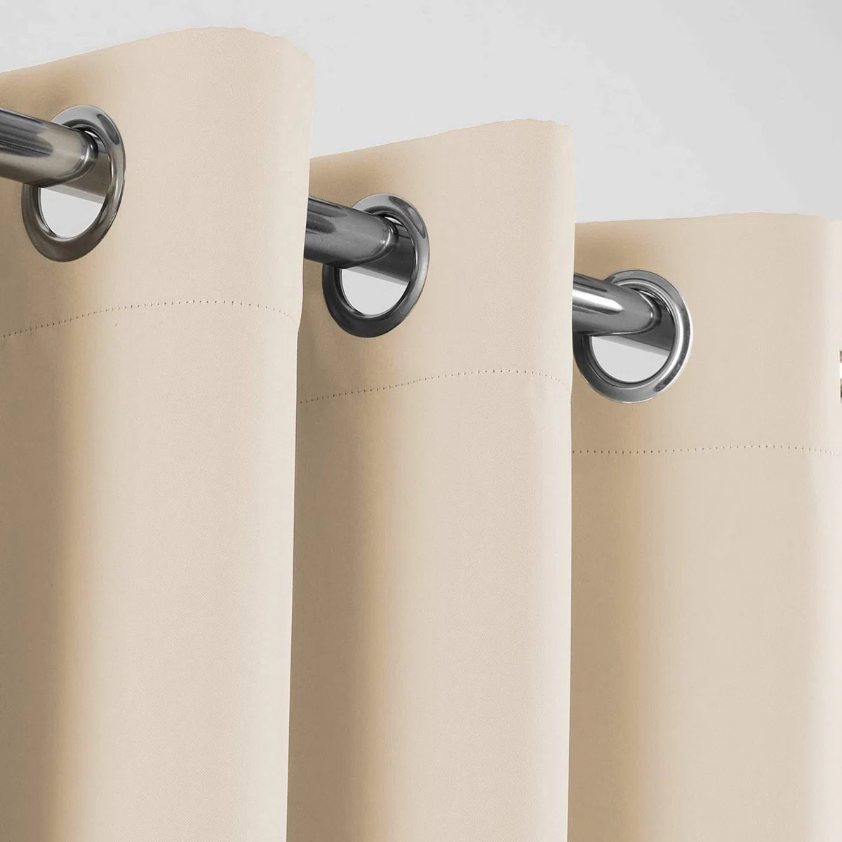 Blackout Eyelet Synthetic Room Curtains