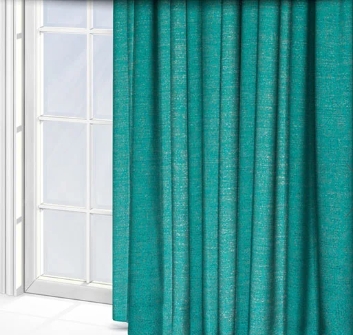 Glimmer Teal Curtain