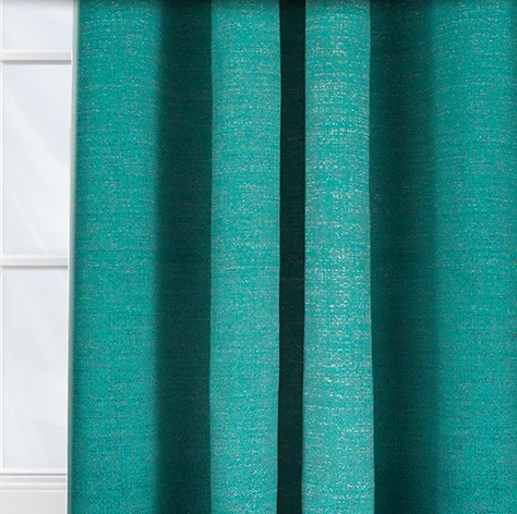 Glimmer Teal Curtain