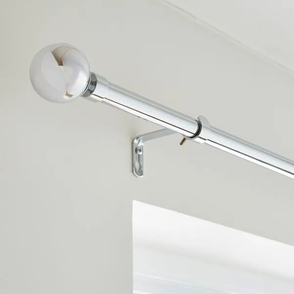 Globe Extendable Metal Eyelet Curtain Rods