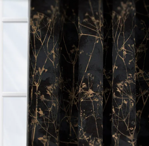 KAI Hana Ebony Curtains