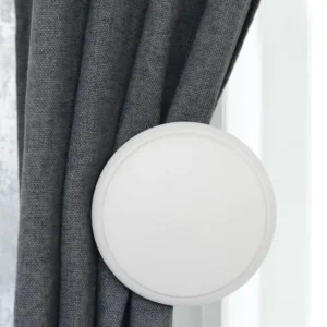 Laura Ashley Grey 1 Pair of Wood Curtain Holdbacks