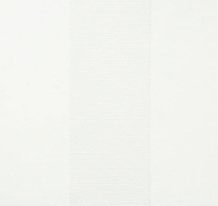 Mono Stripe White Curtain