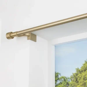 No Drills Stud Extendable Metal Eyelet Curtain Rods