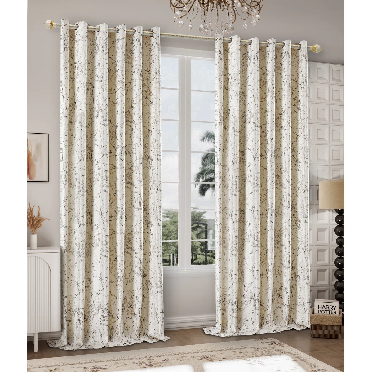 Odele Velvet Room Darkening Curtain