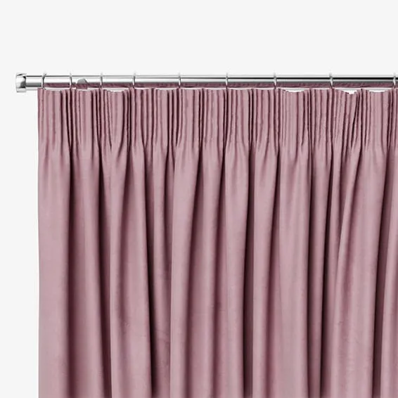 Velvet Dusky Rose Curtains