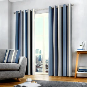 Whitworth Stripe Cotton Sheer Curtain
