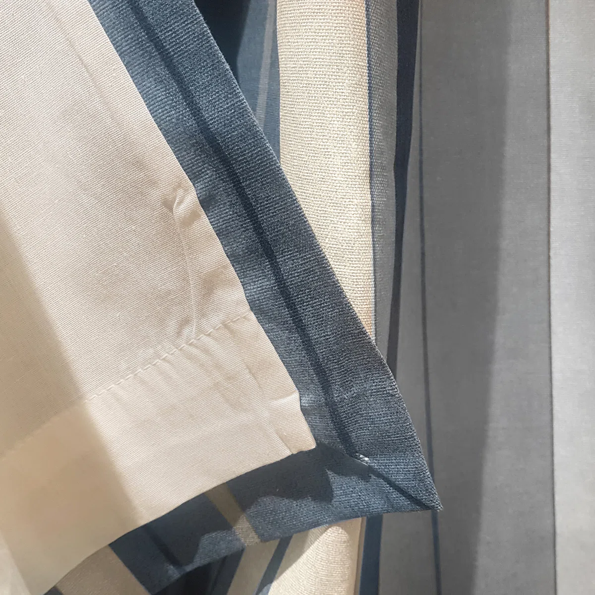 Whitworth Stripe Cotton Sheer Curtain