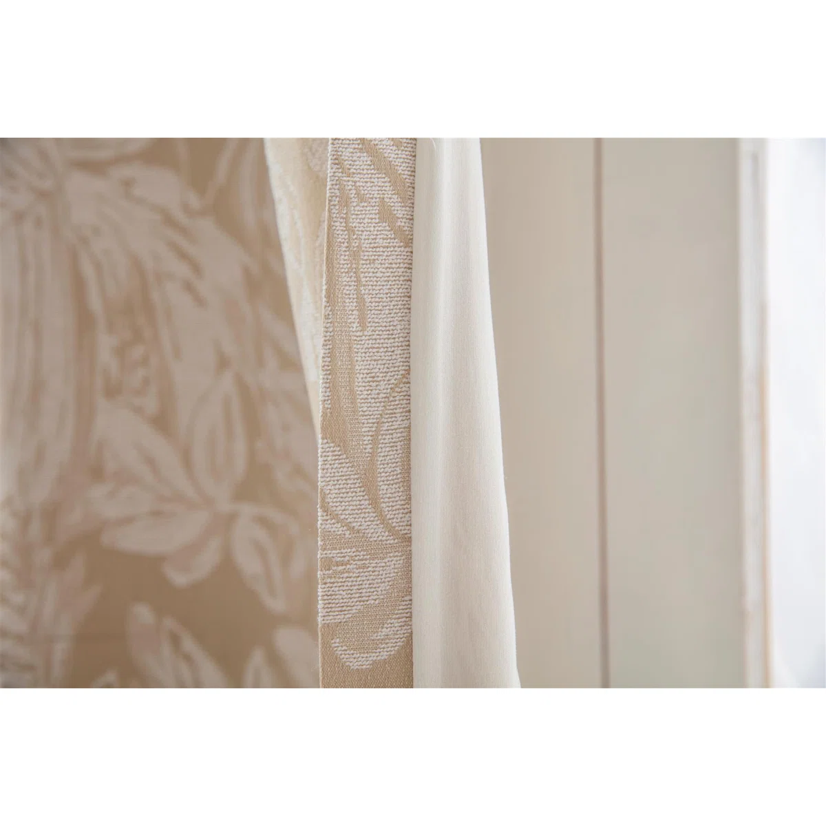 Zamora Chenille Jacquard Ring Top Curtains