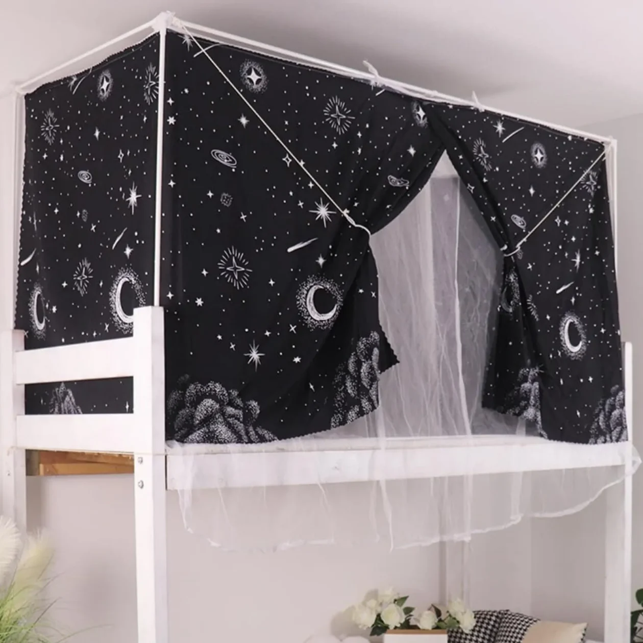 Aminojy Blackout Bunk Bed Curtains