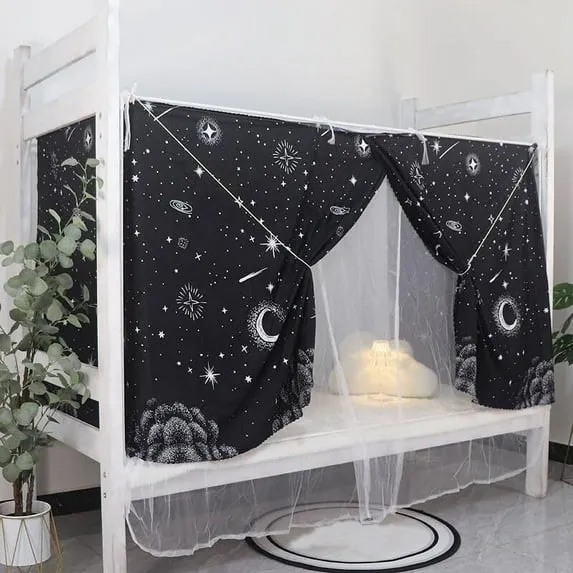 Aminojy Blackout Bunk Bed Curtains