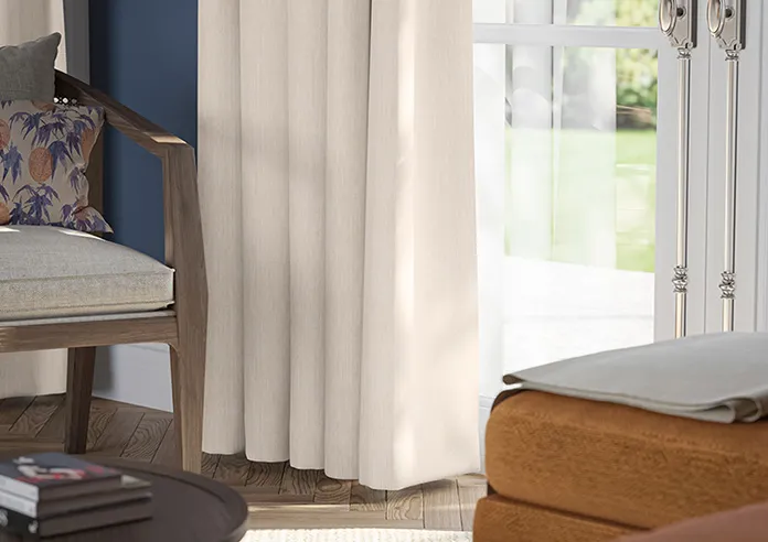 Atina Blackout Oatmeal Curtains