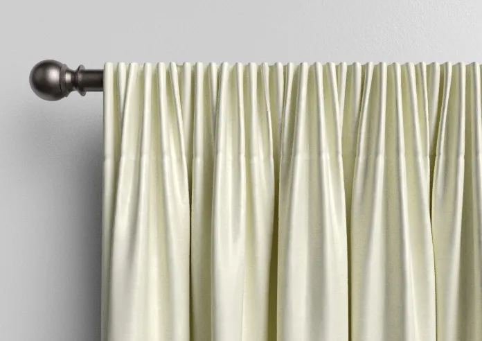 Shima Faux Silk Oyster Curtains