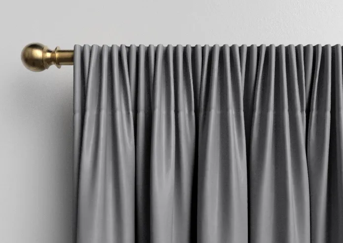 Shima Faux Silk, Platinum Curtains