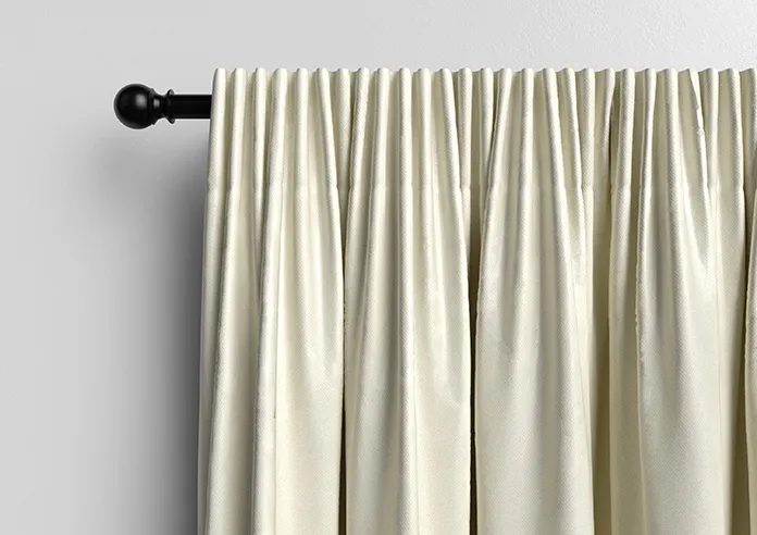 Soft Chevron Cream Curtains